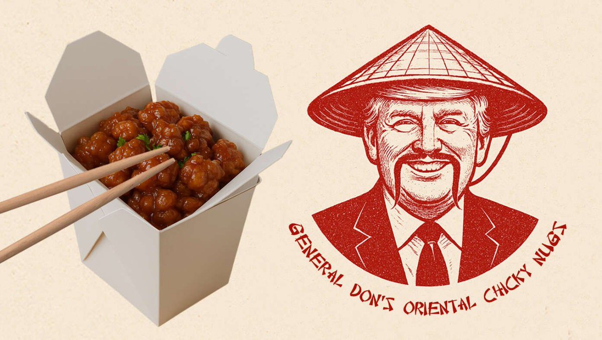 TheBabylonBee's tweet image. In Yet Another Cruel Blow To China, General Tso’s Chicken To Be Renamed ‘General Don&apos;s Oriental Chicky Nugs’ buff.ly/uUKvAvt