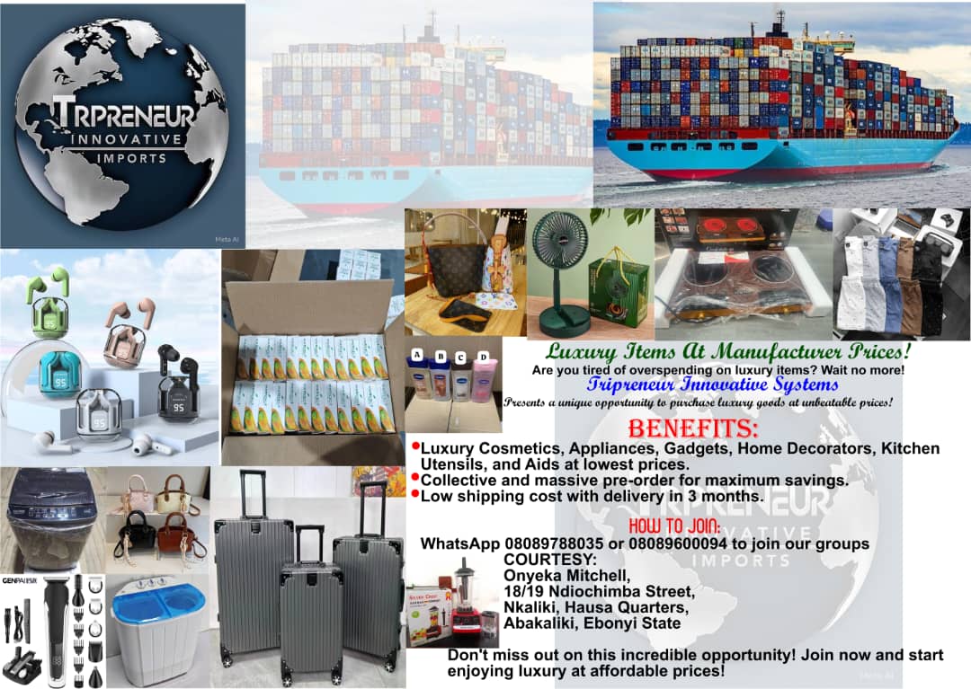 Onyeka_Mitchell's tweet photo. Buy directly from China at  unbeatable price join our preorder Whatsapp group https://t.co/W0YqoEfDpN and enjoy luxury goods at low prices. https://t.co/9HPKXv7IvV
