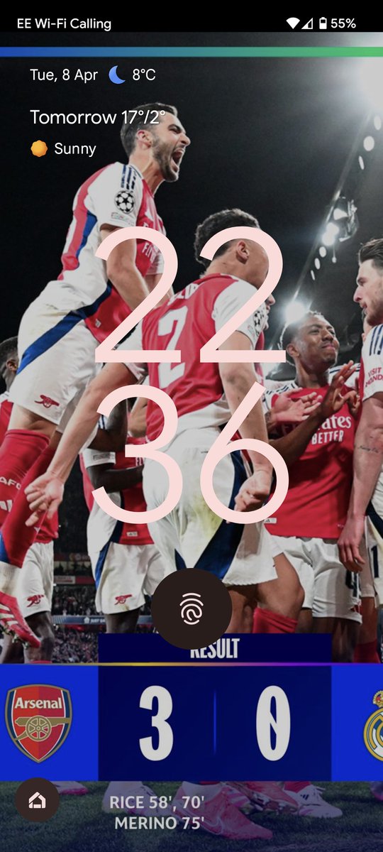 Blackbriar83's tweet photo. @ChampionsLeague My new screensaver on my phone. I haven't changed it in 9 years since my  son was born! https://t.co/t1dhSJDlDk