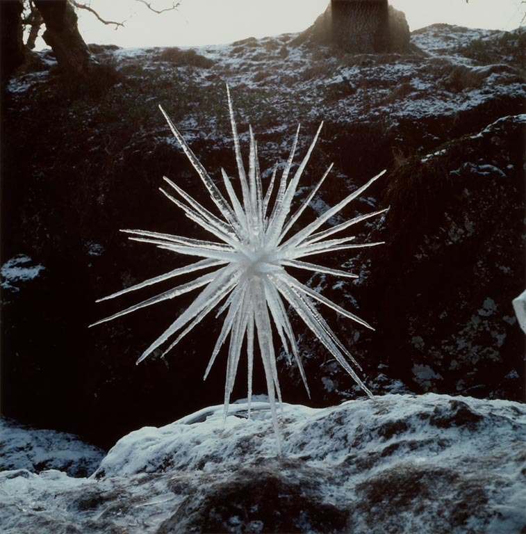 Ice Star, 1987, by Andy Goldsworthy