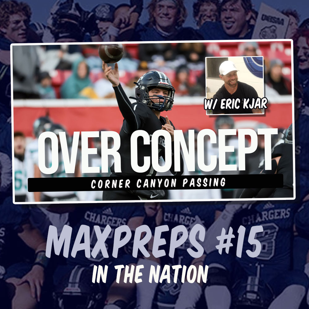 TheChiefpigskin's tweet photo. New Release! 

from @KjarEric HC at Corner Canyon HS, UT

2025 State Champs 🏆 and #14 🇺🇸 by MaxPreps

The OVER Passing Concept
Run it from 2x2 or 3x1

👀Rent It, Buy It, Subscribe

24 Minutes:
01:12 - Intro to Corner Canyon Passing Game
05:08 - The Over Concept
09:13 - Over Concept Game Film
22:17 - Variations
https://t.co/8y6ogpMVwb