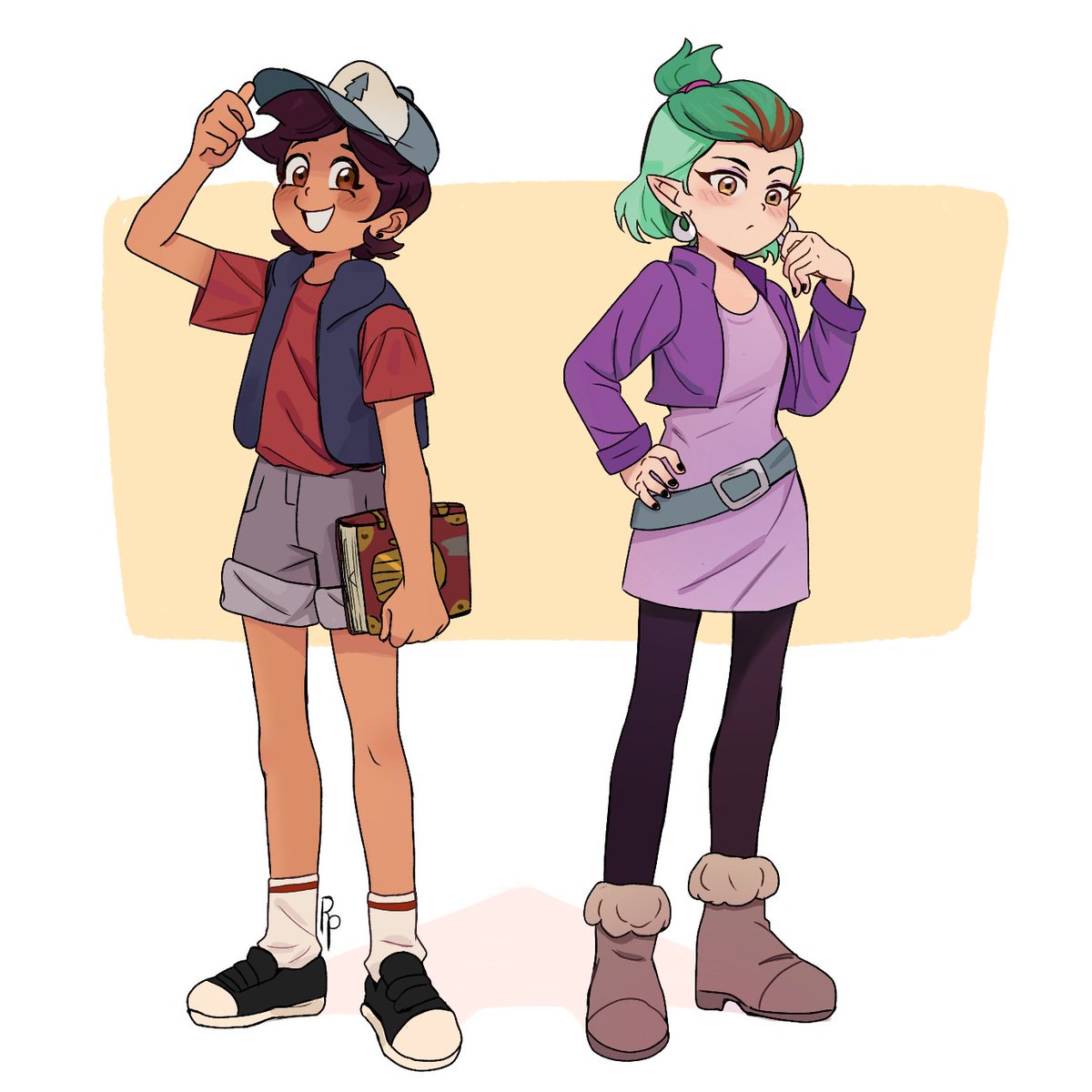 RealysKP's tweet image. lumity as dipcifica 
#TheOwlHouse #toh #lumity