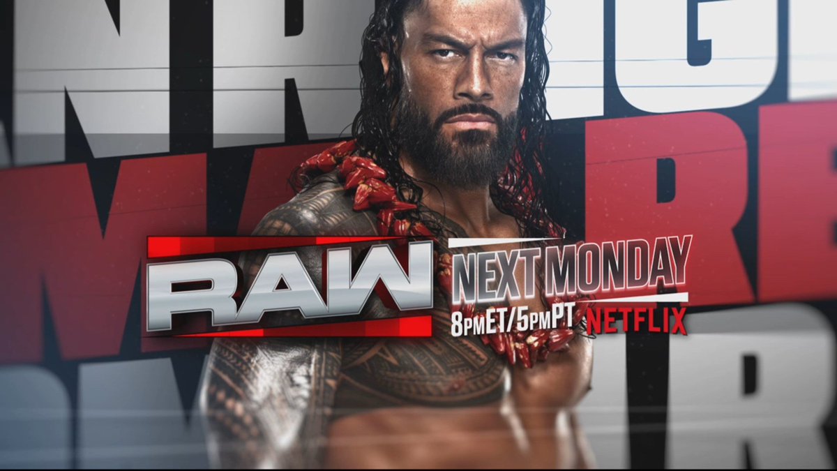 WrestleOneBR's tweet photo. 🟥 Card do #WWERAW da semana que vem: (14/04)

AJ Styles enfrenta Karrion Kross.

O OTC, Roman Reigns retorna ao RAW. https://t.co/Q0p33nQHVZ