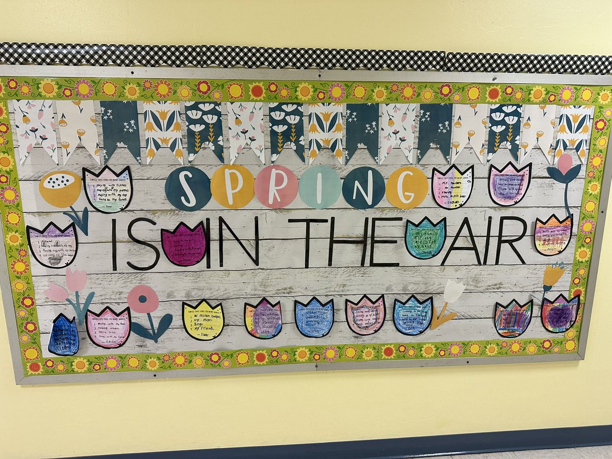 What makes your heart happy? Come check out our bulletin board to see the four things we each wrote that make our heart’s happy!🩷😃 <a href="/MissSavino/">Krista Savino</a> <a href="/HamptonBaysES/">Hampton Bays ES</a> #WeAreHB #HBStrong