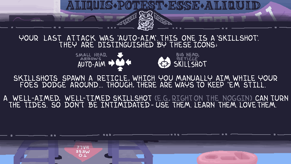 YCT2P's tweet photo. In the interest of making the game more approachable, a stylish new Hints screen is being implemented!

And yes, before you groan, these can be disabled in the main menu.

#YCT2P https://t.co/nN8rJlbMQu