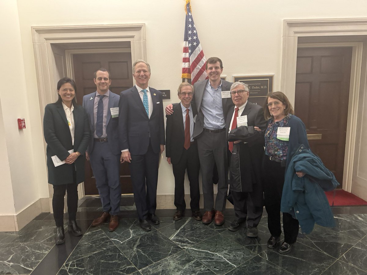 walshauserMD's tweet photo. Thanks @RepBobOnder for rushing back from the floor to meet with us and @ASCO at the 2025 #ASCOAdvocacySummit  to:   

➡️Prioritize federal research funding 
➡️#FixPriorAuth  
➡️Help end #drugshortages https://t.co/ppvEPDQpNF