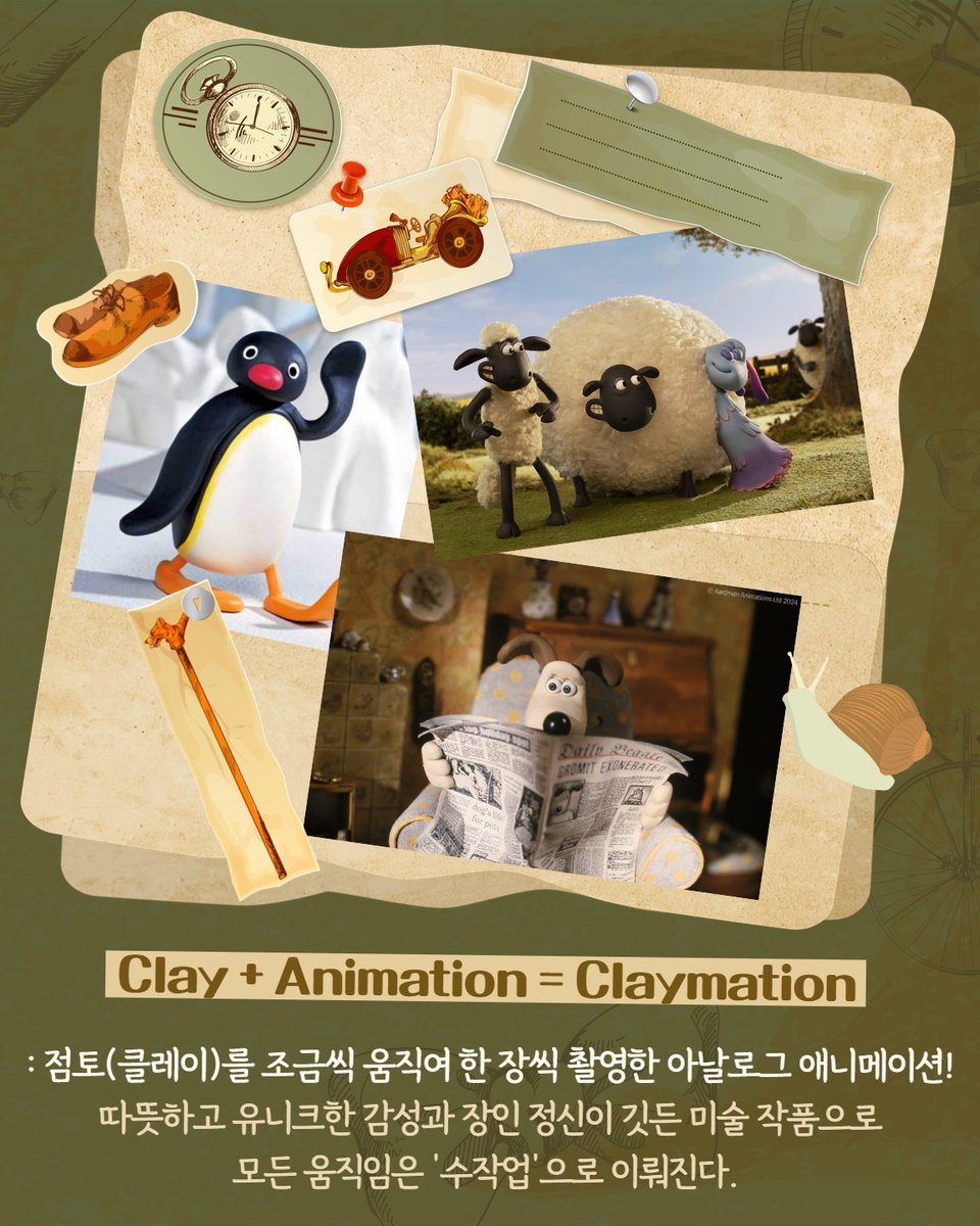 #스톱모션클레이애니메이션 단 하나의 CGI도 없는 100% 수작업으로 탄생! '스톱모션 클레이 애니메이션' 명작 계보 모음Zip 공개! #월레스와그로밋...