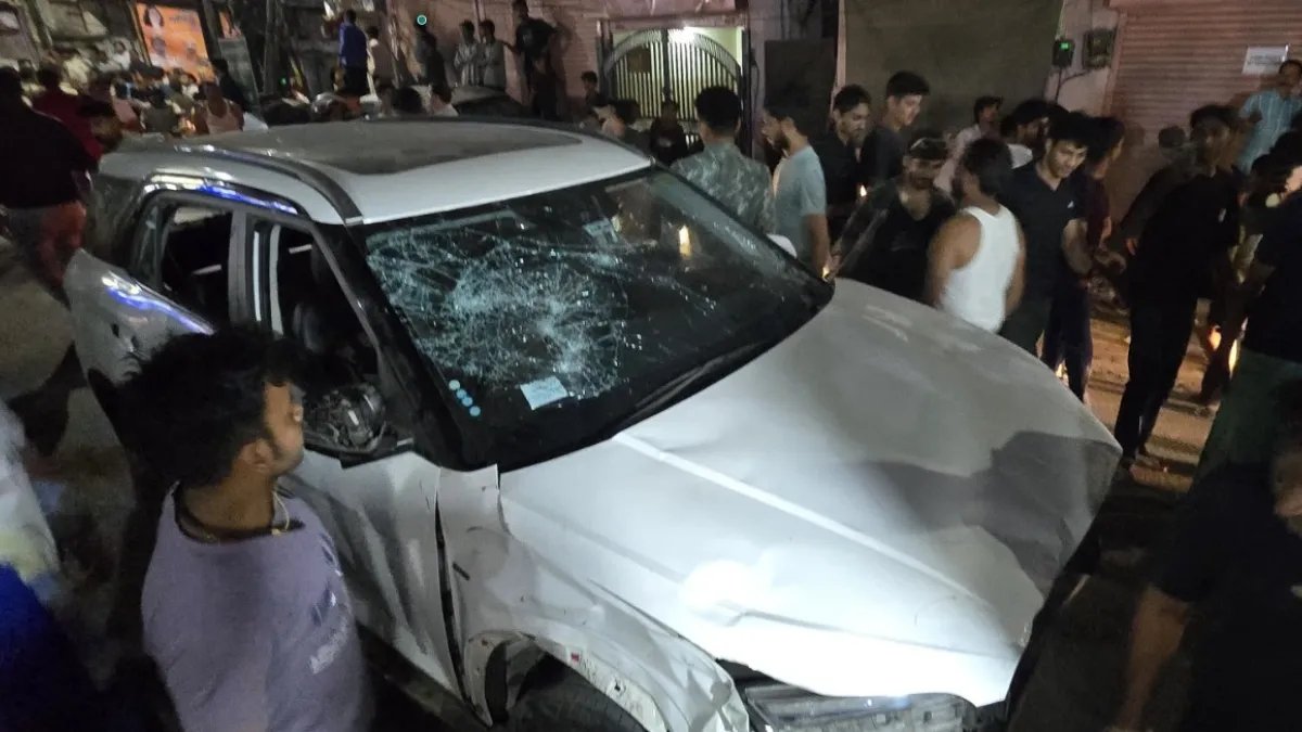 जयपुर में 9 लोगों को कार से कुचल दिया। 3 की मौत #jaipuraccident