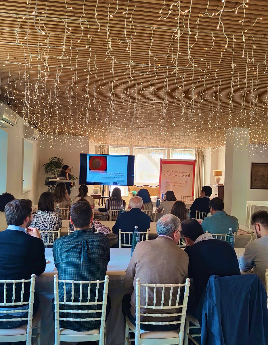 SOG_Galicia's tweet photo. Buena participación y mucho debate en la I Jornada gallega de Melanoma Uveal.

Enhorabuena a @quindos_maria y O. Fernández por la organización.

#OncologíaGalicia https://t.co/JiEoC8x0jI