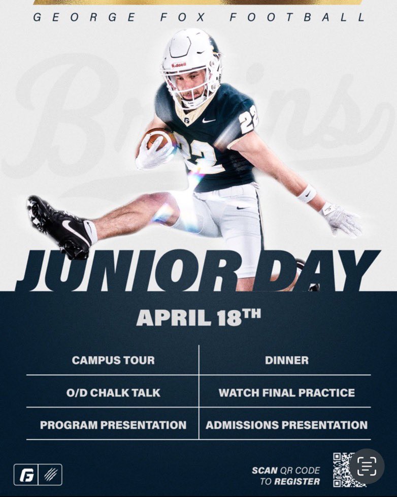 Brycen Schaan (@brycenscha46013) on Twitter photo Iβll be at George fox on the 18th for junior day, thanks for the invite! <a href="/CoachReynoldsT/">Coach T</a> <a href="/SpencerCrace/">Spencer Crace</a> <a href="/GFUFootball/">GFU Bruin Football</a> <a href="/BrandonHuffman/">Brandon Huffman</a> <a href="/NwFBRecruits/">NW Football Recruits</a> Iβll be at George fox on the 18th for junior day, thanks for the invite! <a href="/CoachReynoldsT/">Coach T</a> <a href="/SpencerCrace/">Spencer Crace</a> <a href="/GFUFootball/">GFU Bruin Football</a> <a href="/BrandonHuffman/">Brandon Huffman</a> <a href="/NwFBRecruits/">NW Football Recruits</a>