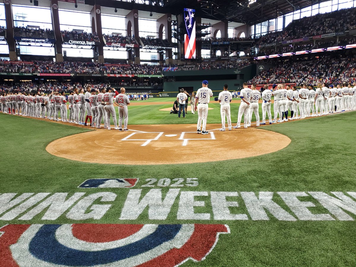 Dav_radio's tweet photo. @Kane_McCutchen6 Your photo is great. This was our vantage point opening day.  #AllForTX https://t.co/dMNNkINy8k