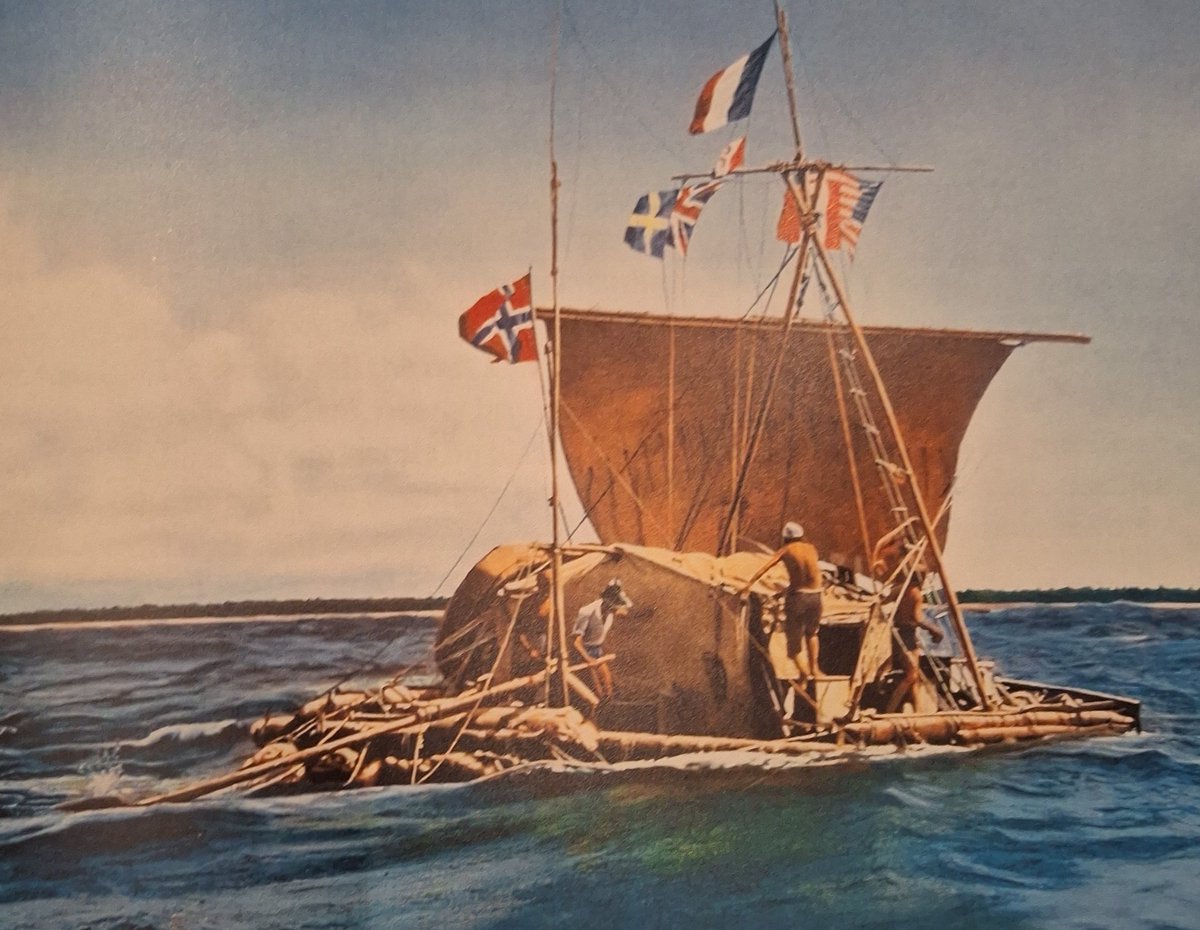 captsingh's tweet photo. The Kon-Tiki
"The Ocean is a conveyor and not an isolator" -
Thor Heyerdahl
Credit: #TheExplorersClub
#History #maritime https://t.co/BXX5v9IW8R