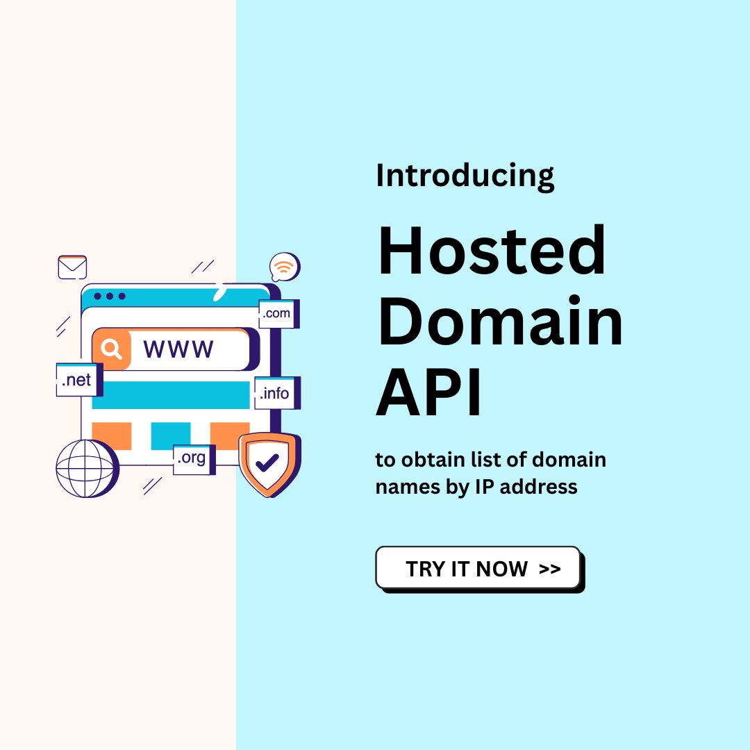 ip2location's tweet image. Ever wondered which domains are hosted on a specific IP address? 🤔

Now you can find out — instantly and no cost to get started!

Just grab your FREE API key and start exploring:
ip2location.io/ip2whois-domai…

#HostedDomainAPI #DomainLookup #NewRelease  #IP2Location #ReverseIPLookup