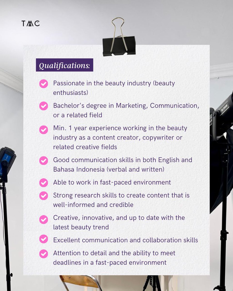 matsyavp's tweet photo. @worksfess Aku tuh lagi buka loker di jogja juga, tapi ini buat beauty content creator, kalo misal fit dan ada porto, boleh apply yah🫶🏻 https://t.co/cizAXpDTOy