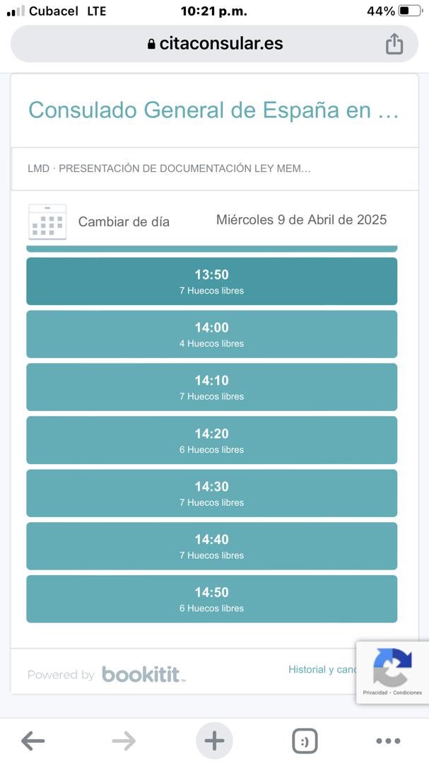 Se siguen perdiendo citas lmd en el <a href="/ConsEspLaHabana/">ConsEspLaHabana</a> por no enviar suficientes credenciales! <a href="/MAECgob/">Ministerio de Asuntos Exteriores, UE y Cooperación</a> <a href="/jmalbares/">José Manuel Albares</a>