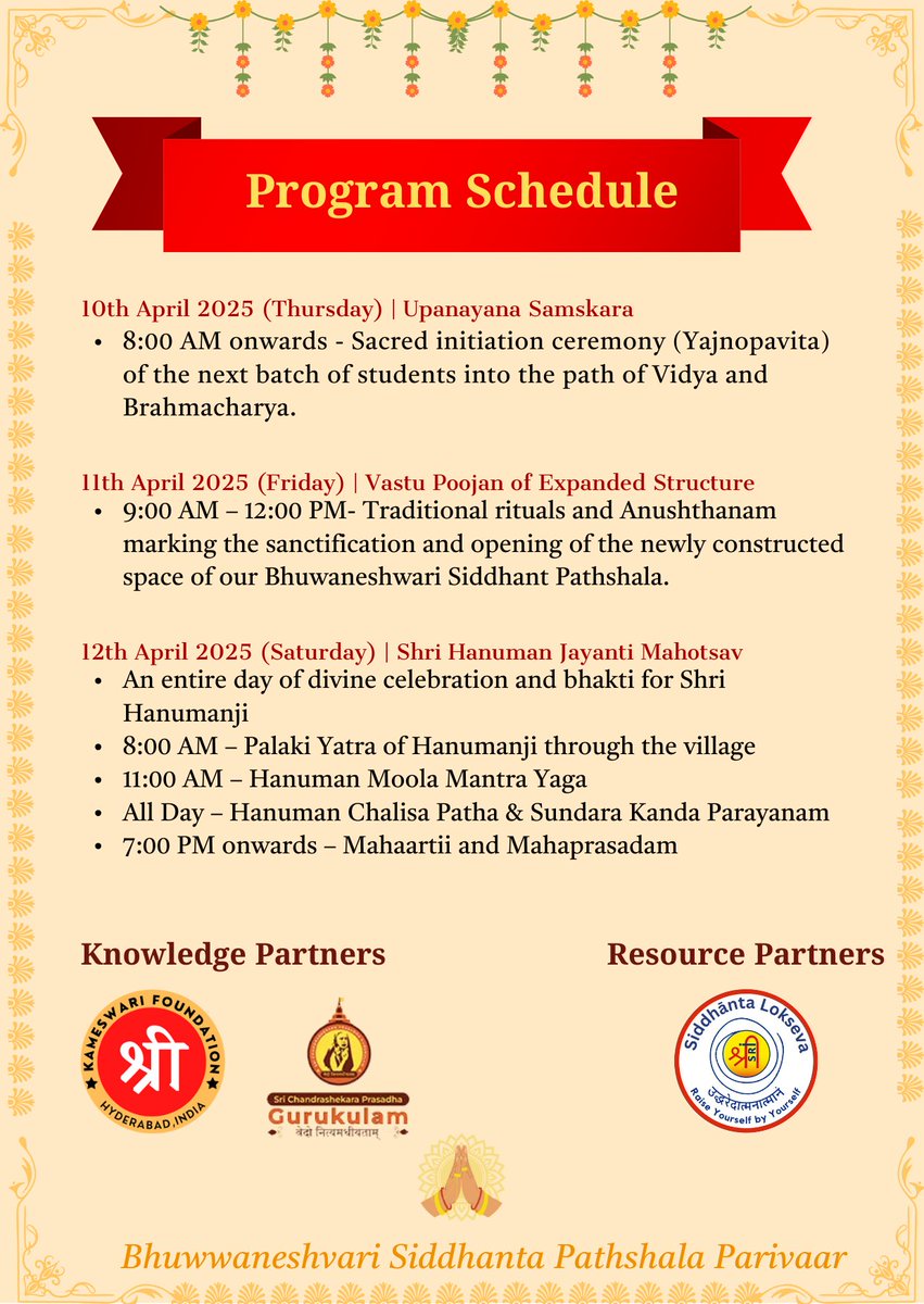 Bhuwwaneshvari Gurukulam tweet media