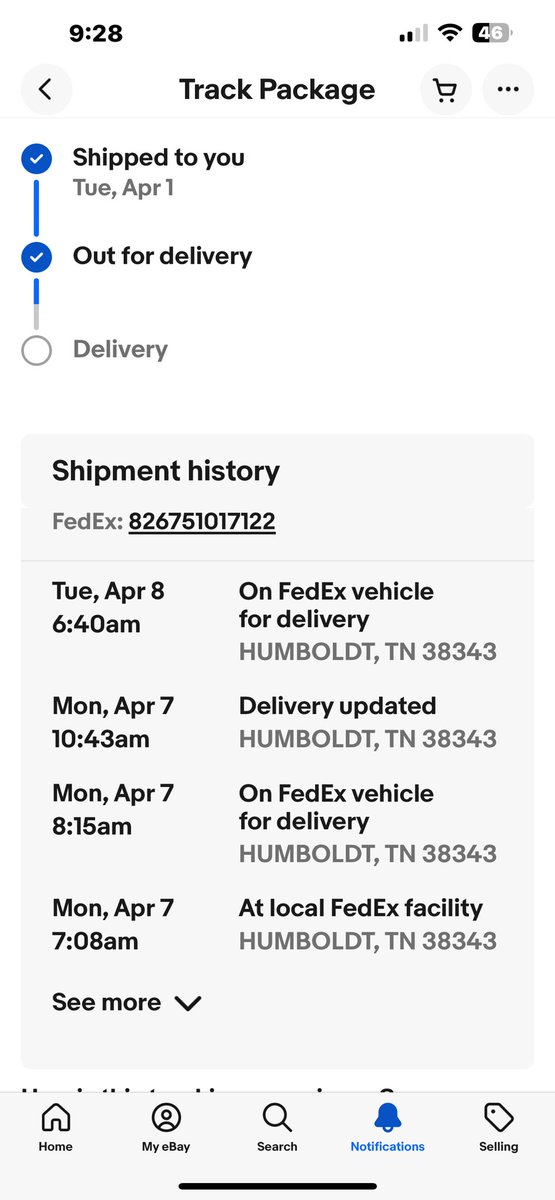 JakeBarr22's tweet photo. @FedEx this is getting to be painful, where is my package? https://t.co/mGfdaQH4YS