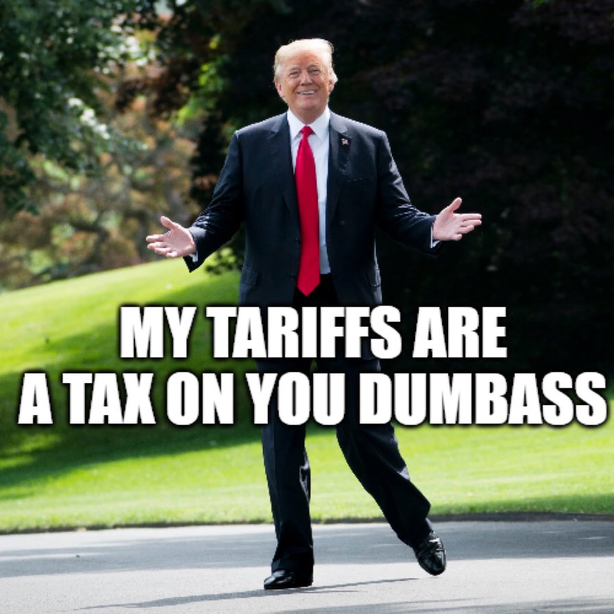 KJamake's tweet photo. @amvetsupport Yes, WE will be paying for Trump’s bigly taxes! 
#TrumpsTaxes #TaxmanTrump #Trumpflation #stockmarketcrash #EconomicDisaster #Oligarchy https://t.co/xMlLhUfYaT