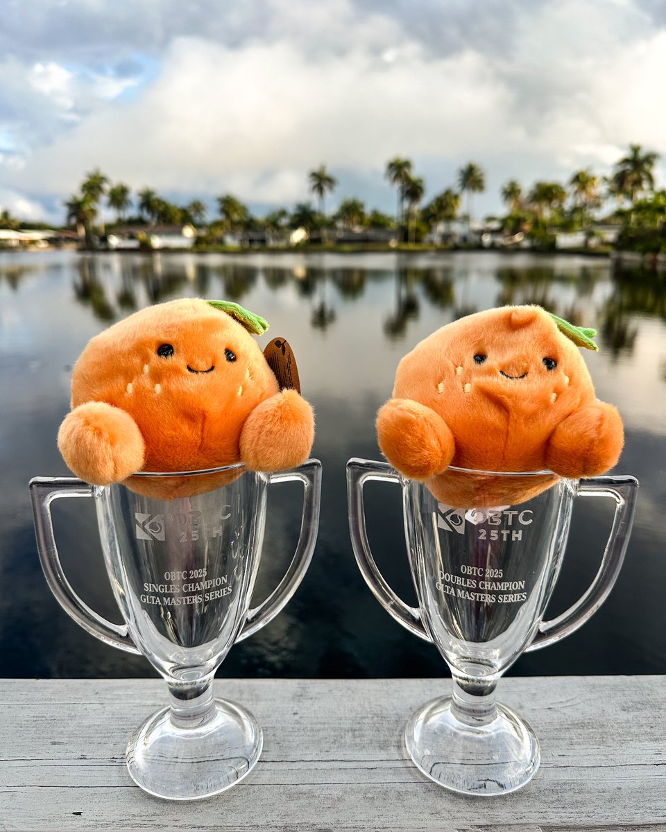 tennisbumdavid's tweet photo. Singles and Doubles Champion at @GLTAWorldTour Orange Blossom Tennis Championships- Masters Series 🏆🏆 https://t.co/r6X32AJQlo
