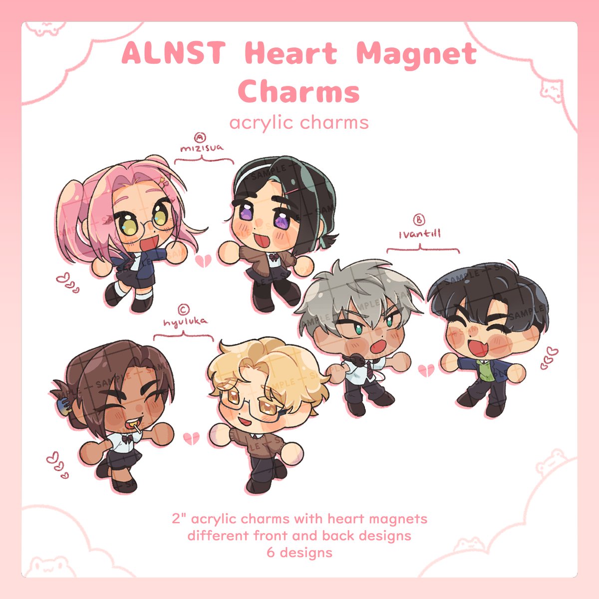 uwibbit's tweet photo. 🌸store update!!🌸
hey, it's been a while! i'll be updating my store on friday the 18th at 12pm EST! some new standees and charms will be available for preorder ^^
🔗⤵️ https://t.co/23IwcV23mW