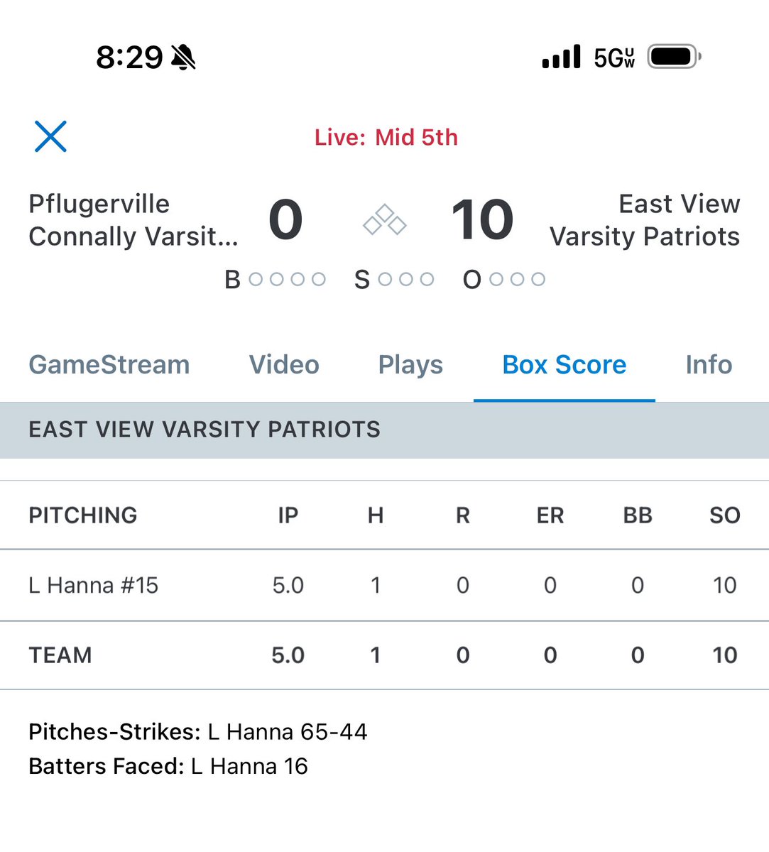 Lucy Hanna 2028 RHP tweet media