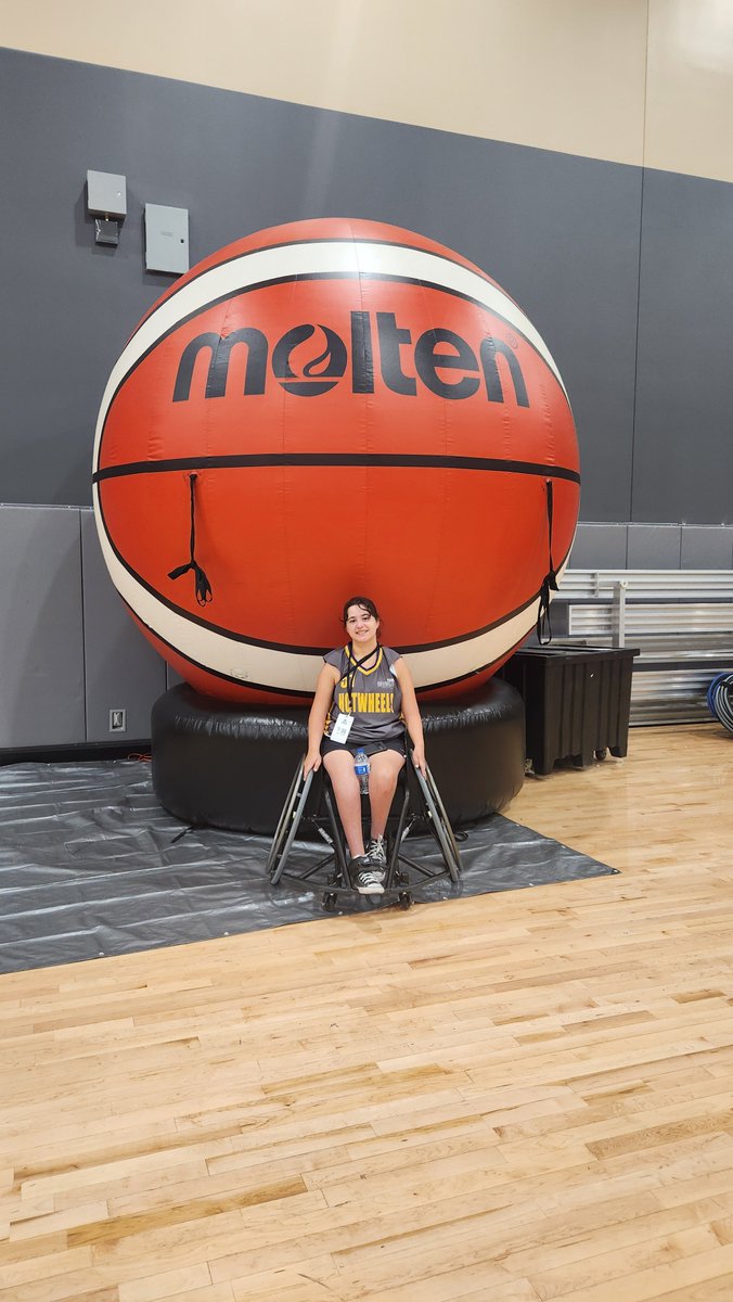 RhiannonOmar's tweet photo. Finished up our baskball season this weekend! Our team moved up 3 spots in the bracket and Addi made some really good shots in the time she played! Now its time to finish up track and field @GRHSABC2 then onto summer para sports!
#wheelchairbasketball
#class1 
#dualsportathlete https://t.co/rg9mSaDflW