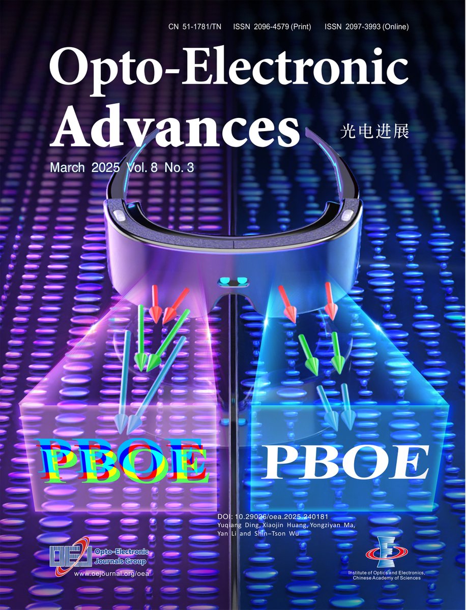 OptoElectronAdv's tweet photo. #OEA_highlight High-efficiency RGB achromatic liquid crystal diffractive optical elements https://t.co/t9ZrHXW4rj by Prof. #Yan_Li @sjtu1896 and #Shin_Tson_Wu @UCF #achromatic #diffractive #Pacharatnam_Berry #liquid_crystal #planar_optics #near_eye_displays #AR #VR https://t.co/lgAsbomVL7