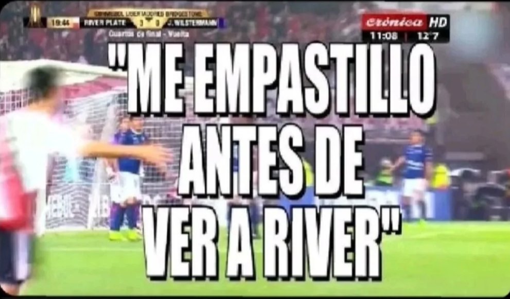 No hay otra manera...