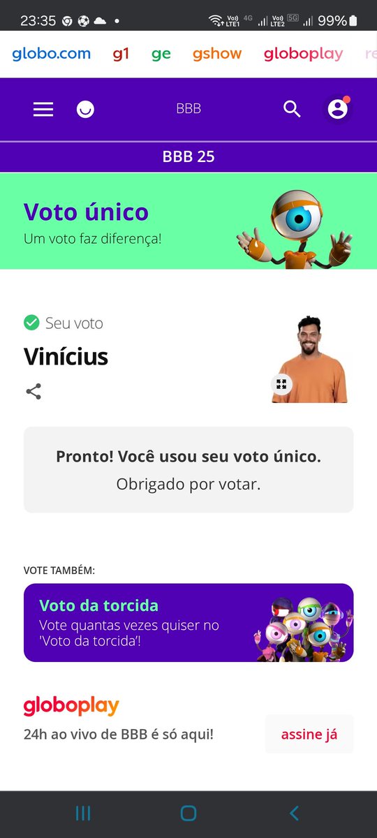vibarb1109's tweet photo. @bbb Sou fora Vinícius! https://t.co/bdfA1x6UbH