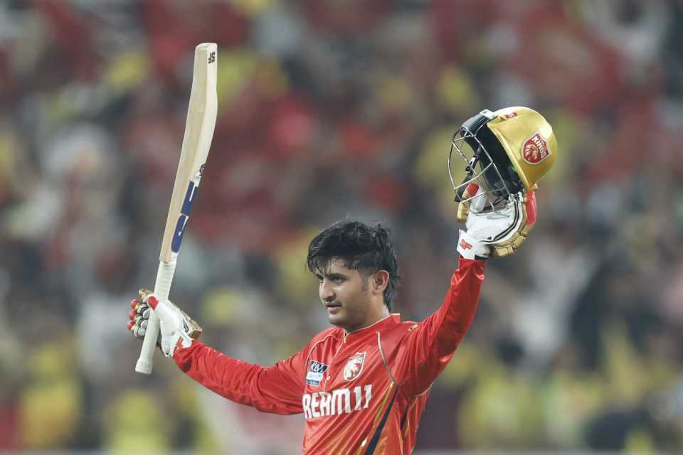 vstarIndia's tweet photo. On the grandest stage, he stood tall. A century not just scored, but etched into IPL’s golden lore. When pressure whispered doubt, Arya roared with belief. A hundred that echoed across hearts and headlines. Well done Priyansh Arya . https://t.co/nmOMEQiWfG