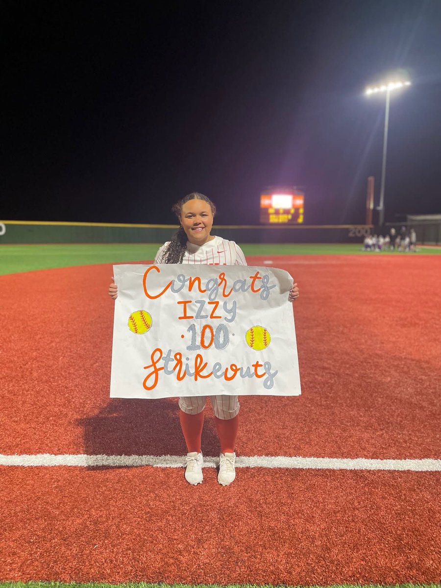 Hit 100 recorded high school career strikeouts tonight! <a href="/Coach_LBudd/">Coach Budd</a> <a href="/16uTXGloryRWB/">16U Texas Glory RWB</a>
