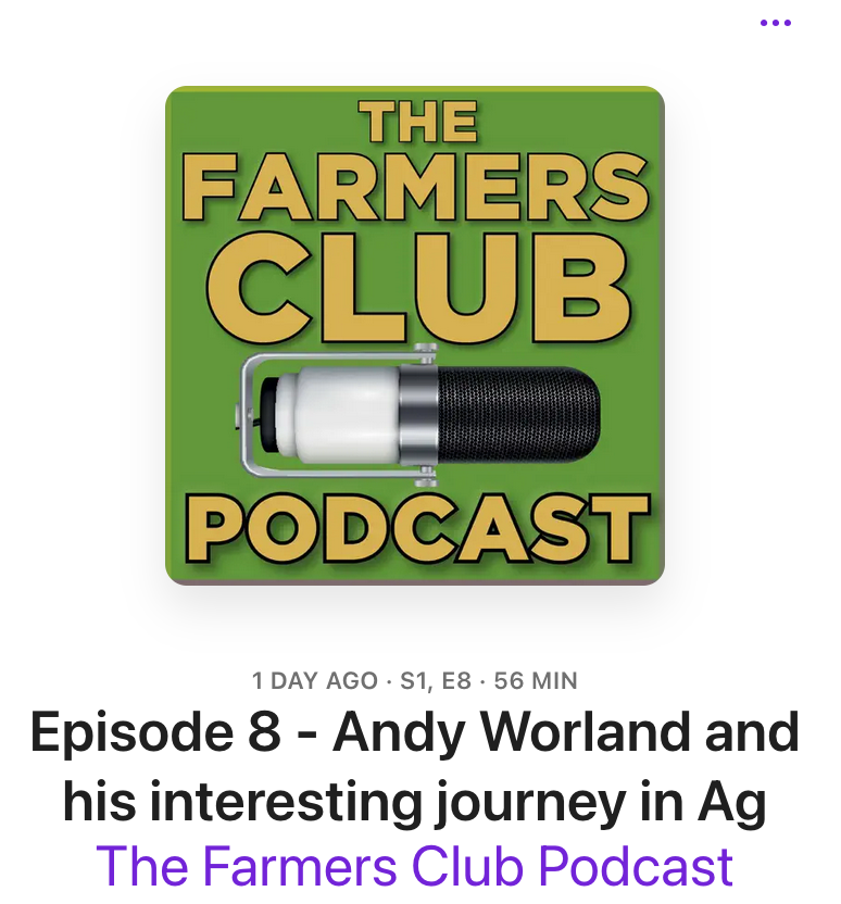 Check out our latest podcast interview - Andy Worland and his interesting journey in Ag
podcasts.apple.com/au/podcast/epi…