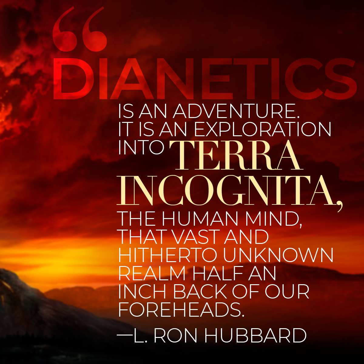 LRonHubbard's tweet photo. “It all began,” explained L. Ron Hubbard, “when I first released 12 years of independent research into the field of the mind.”

Learn about the author of the most widely read and influential book ever written about the human mind: https://t.co/NDdrkCzlr3 https://t.co/wzTQNiRhS5