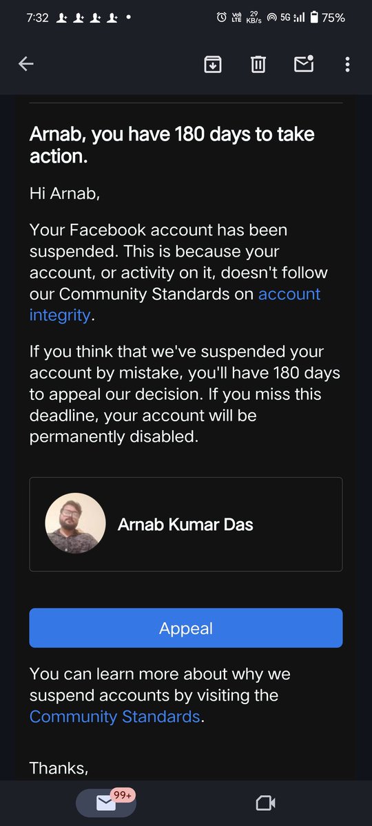 careofarnab's tweet photo. Hey @facebook @Meta can someone please do something about this irritating situation? https://t.co/tU6rWOw5Ub