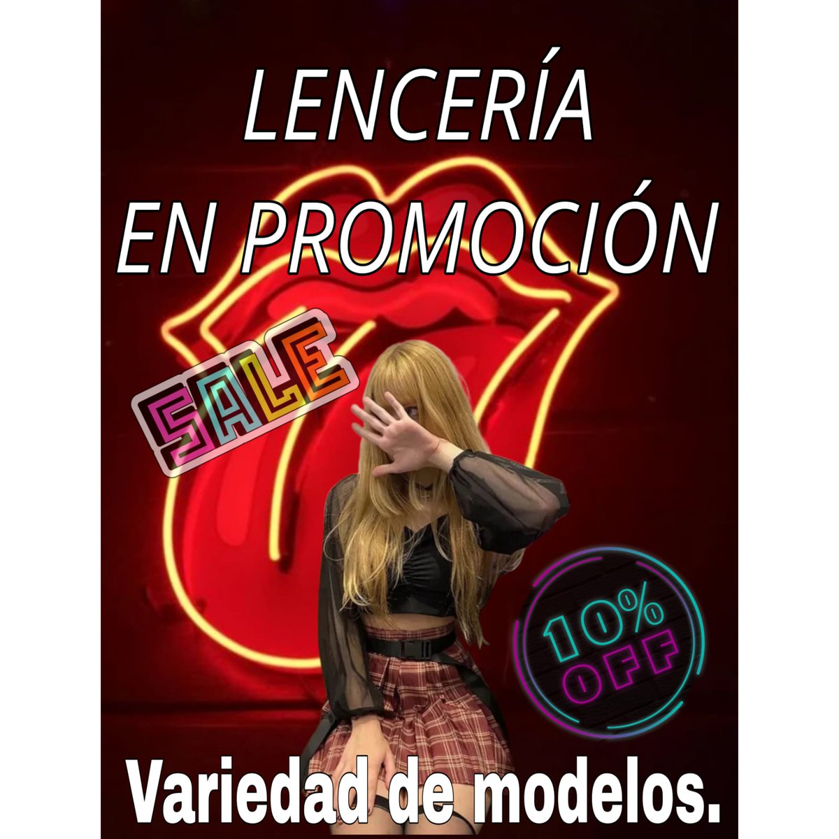 Presenta esta imagn y obten un 10% de descuento en toda la lenceria. 0989944245