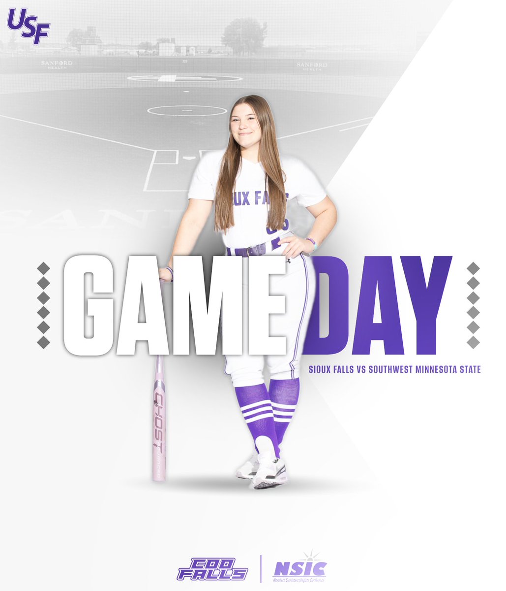 Hosting the Mustangs at the Sanford Diamonds ✌

📌 Sioux Falls, S.D.
⏰ 12pm &amp; 2pm
↪️ usfcougars.com/coverage

#CooFalls | #PlayForPaige33