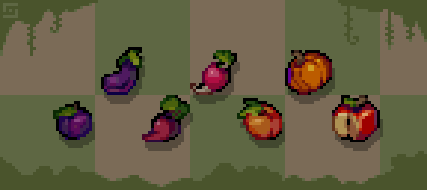 No Sefton, you can't post literally everything you dr-
Guys look, more foods!
I had fun with the little border lol. Let me know what else I should draw!