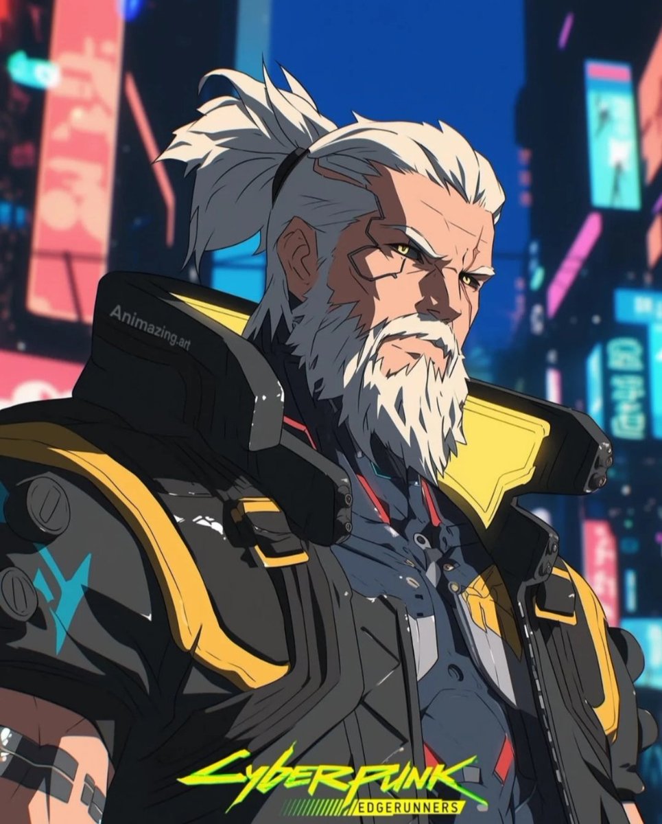 AI_POWER_1's tweet photo. Geralt x Cyberpunk Edgerunners 

#geralt #CyberpunkEdgerunners #witcher #AnimeArt #AIart https://t.co/46oMTG4cSC