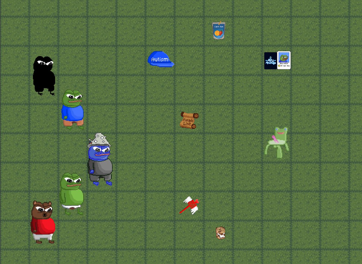 apustajachan's tweet photo. Apu playing some 4D chess #PixelArt #GameDev $APU $BOBO $FWOG 
Ideas for new characters or items? Comment below 👇 https://t.co/PmbuG0WRRo
