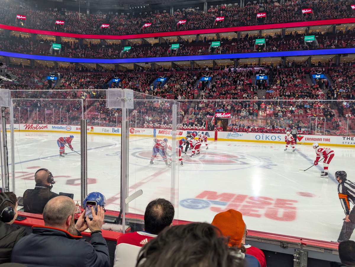 GajewskiBrandon's tweet photo. Fun Birthday at Bell Centre watching my Red Wings play! Overall was a good experience. Makes me appreciate Little Caesar’s Arena now that I have another to compare it to though. https://t.co/AQoGv2JW52