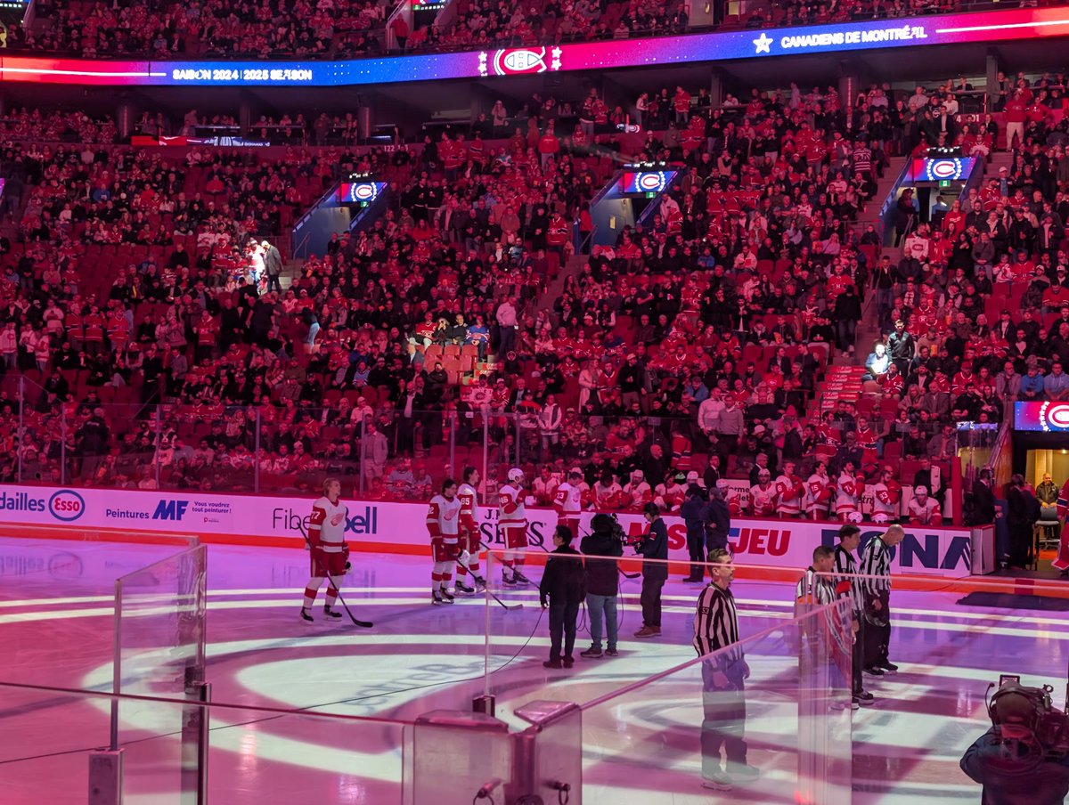 GajewskiBrandon's tweet photo. Fun Birthday at Bell Centre watching my Red Wings play! Overall was a good experience. Makes me appreciate Little Caesar’s Arena now that I have another to compare it to though. https://t.co/AQoGv2JW52