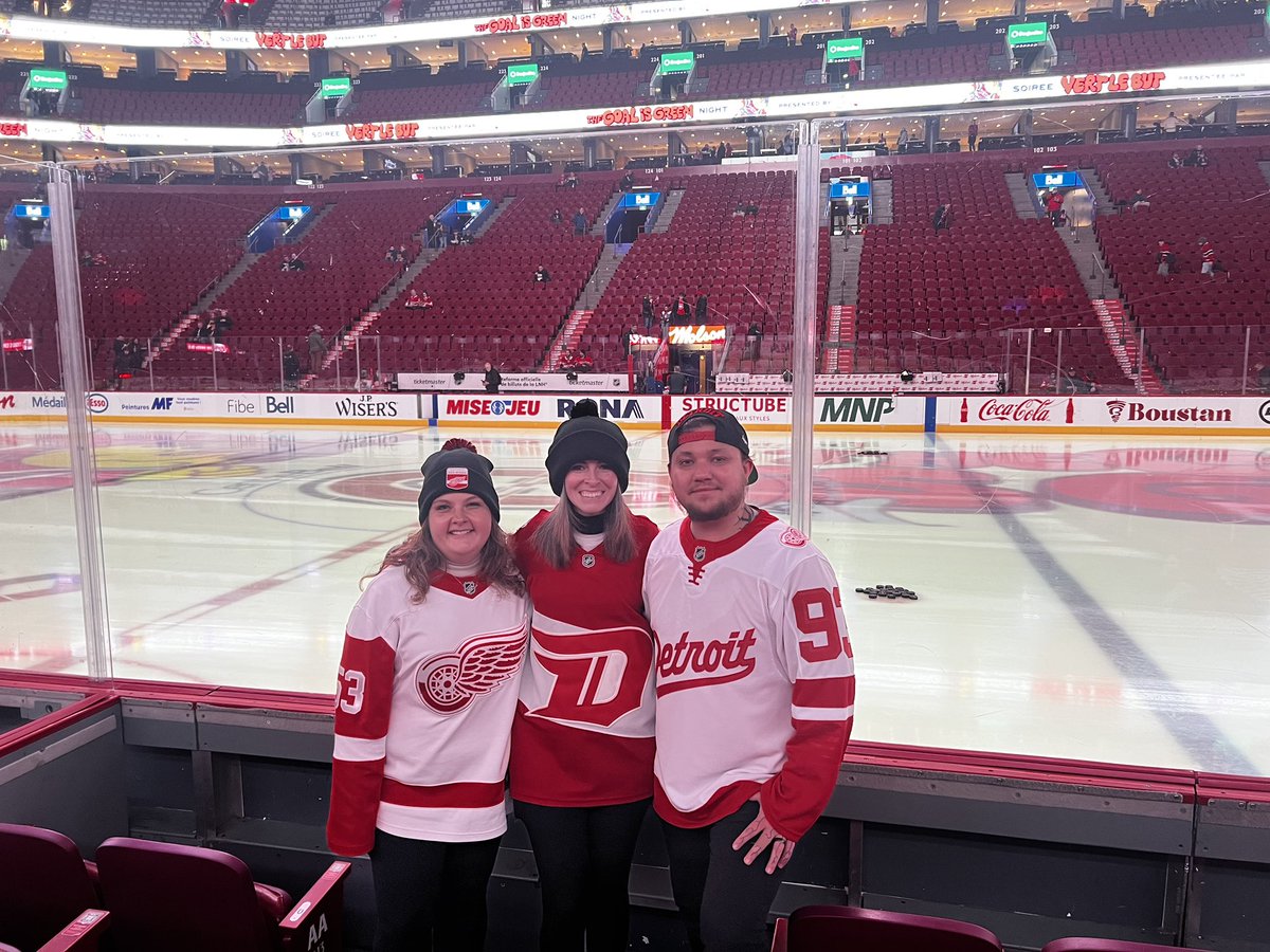 GajewskiBrandon's tweet photo. Fun Birthday at Bell Centre watching my Red Wings play! Overall was a good experience. Makes me appreciate Little Caesar’s Arena now that I have another to compare it to though. https://t.co/AQoGv2JW52