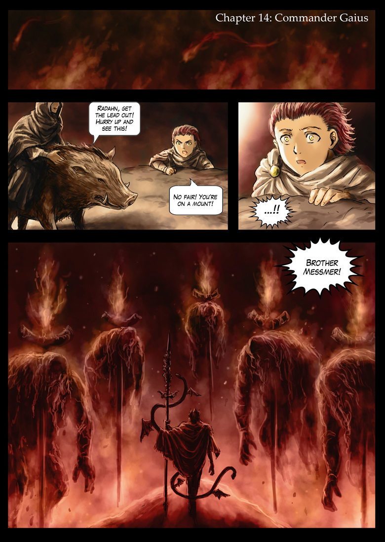 qizeaq's tweet photo. Elden Ring: The Star and The Moon Chapter 14 Commander Gaius (1/2) https://t.co/ifEh2Gycjd