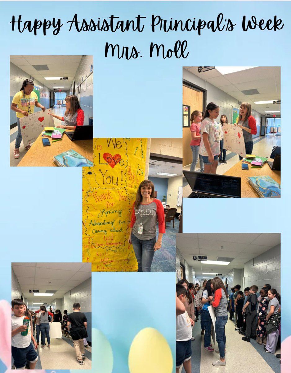 Happy Assistant Principal to our amazing Assistant Principal Mrs. Moll.