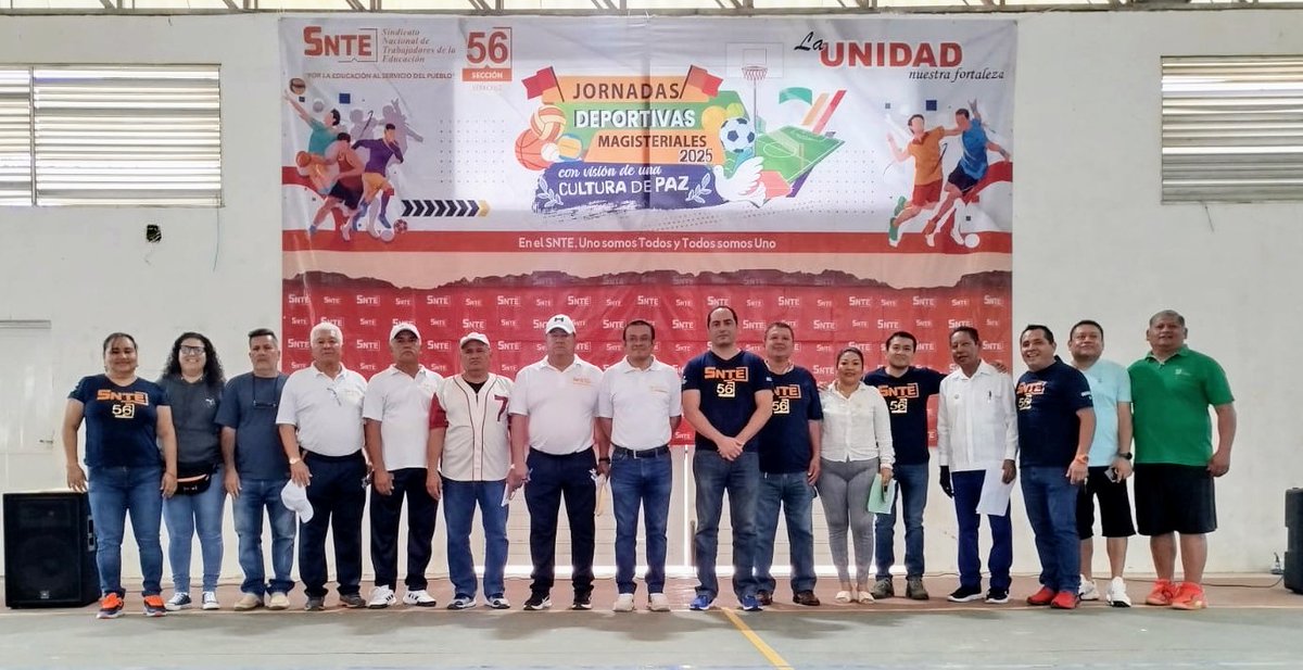 SNTE56Veracruz's tweet photo. Un éxito la Etapa Interregional de la Zona Sur de las 𝐉𝐨𝐫𝐧𝐚𝐝𝐚𝐬 𝐃𝐞𝐩𝐨𝐫𝐭𝐢𝐯𝐚𝐬 𝐌𝐚𝐠𝐢𝐬𝐭𝐞𝐫𝐢𝐚𝐥𝐞𝐬 𝟐𝟎𝟐𝟓 "ℂ𝕠𝕟 𝕍𝕚𝕤𝕚ó𝕟 𝕕𝕖 𝕌𝕟𝕒 ℂ𝕦𝕝𝕥𝕦𝕣𝕒 𝕕𝕖 ℙ𝕒𝕫"

Nota completa:
https://t.co/TrO0ubWHQi

#𝙎𝙤𝙮𝙎𝙉𝙏𝙀56 🟠 https://t.co/2va6J38vrl