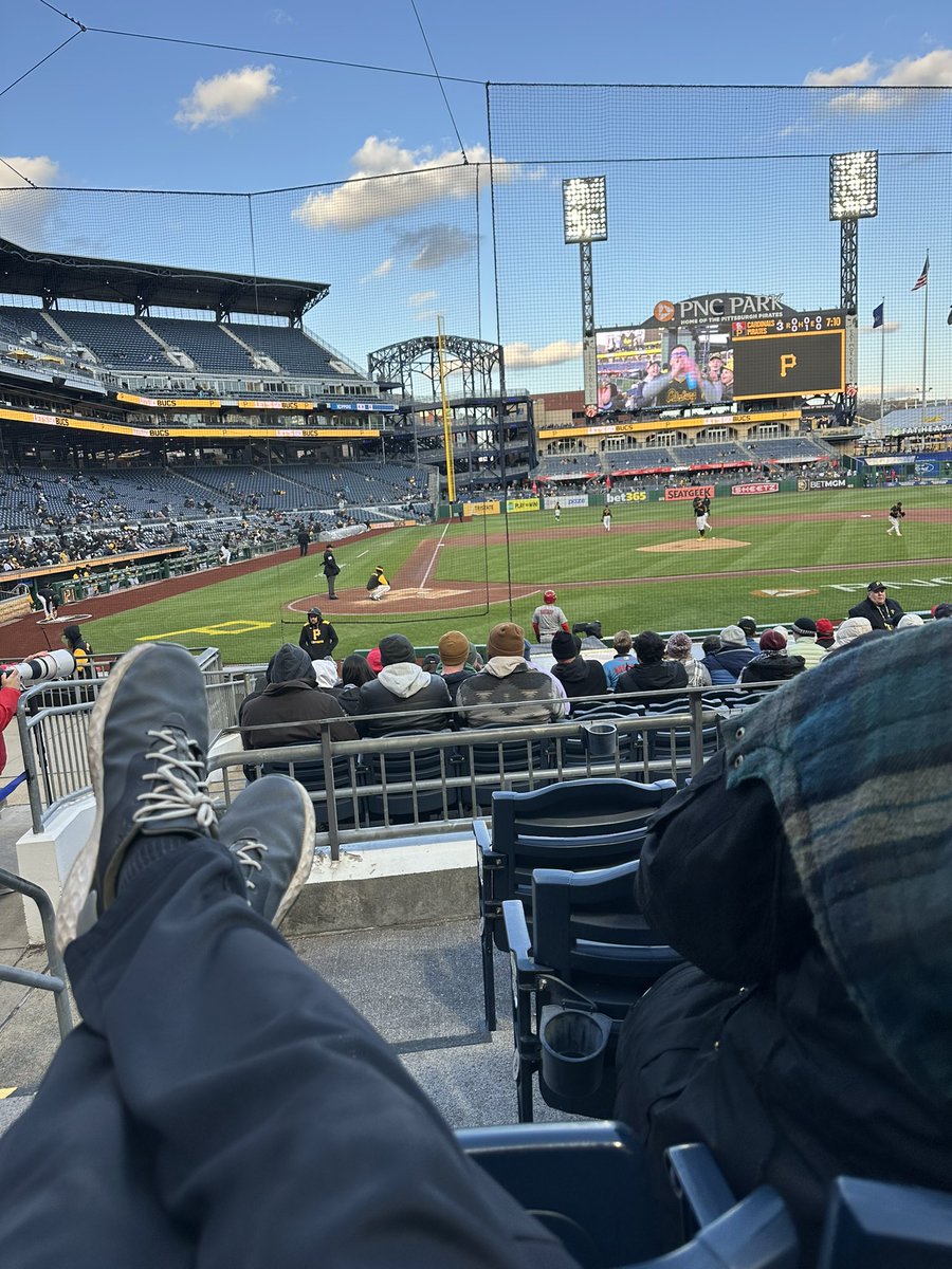 MrMoxy12's tweet photo. @DALLASBRADEN209 view from the office. Yes that’s Paul Skenes pitching! https://t.co/fncIDG0N0y