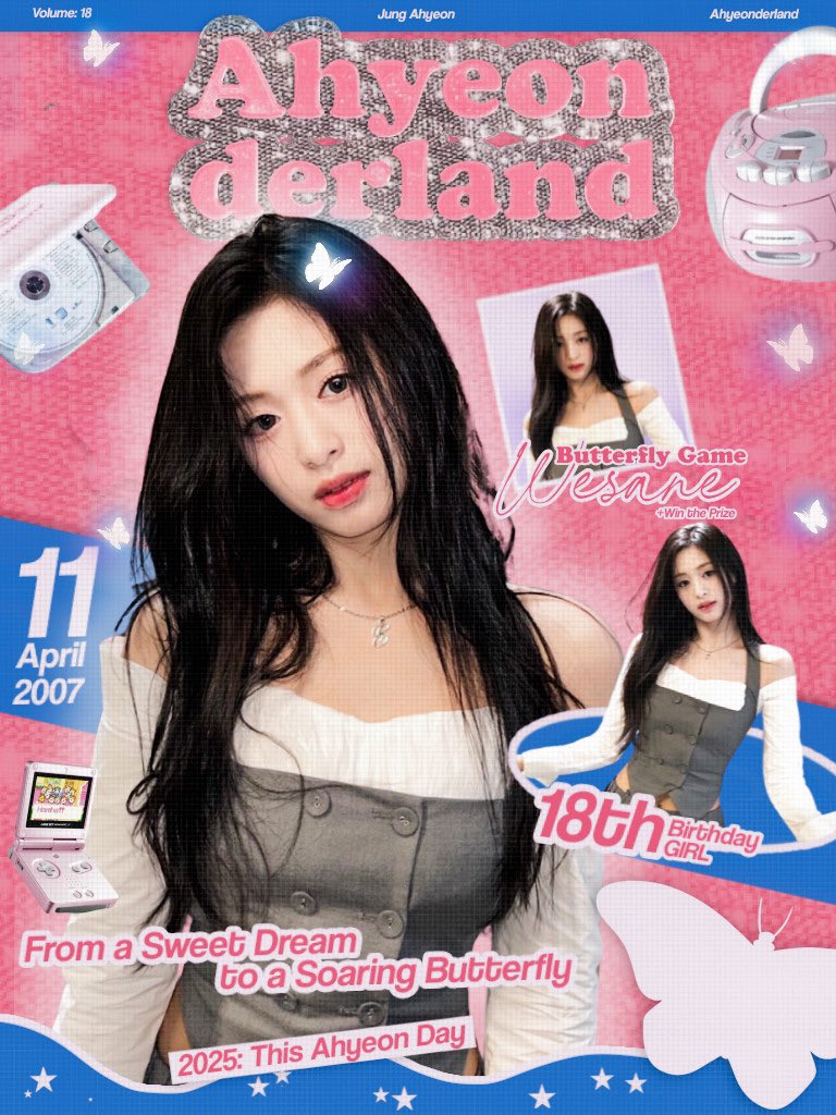 🦋 𝐅𝐫𝐨𝐦 𝐚 𝐒𝐰𝐞𝐞𝐭 𝐃𝐫𝐞𝐚𝐦 𝐭𝐨 𝐚 𝐒𝐨𝐚𝐫𝐢𝐧𝐠 𝐁𝐮𝐭𝐭𝐞𝐫𝐟𝐥𝐲: 𝐀𝐡𝐲𝐞𝐨𝐧’𝐬 𝟏𝟖𝐭𝐡 𝐁𝐢𝐫𝐭𝐡𝐝𝐚𝐲. A night dusted with golden sparkles, where laughter floats like butterfly wings 𐦍 Soft melodies hum in the air, marking the beauty of eighteen ⋆˚࿔