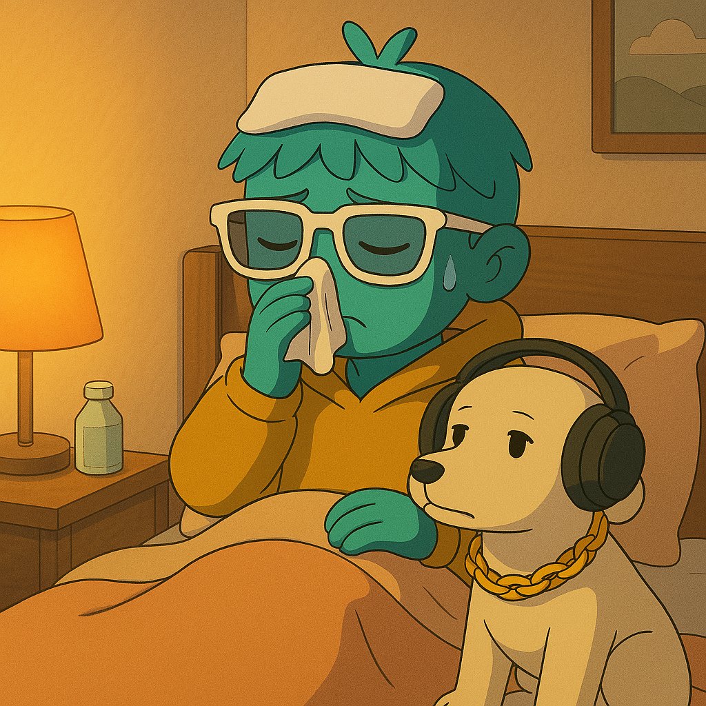 Been outta commission today—sick AF 🤧

Feels like everyone’s coming down with something these days… 😷

Red market virus? Or maybe too much winning to handle? 😂📉💀