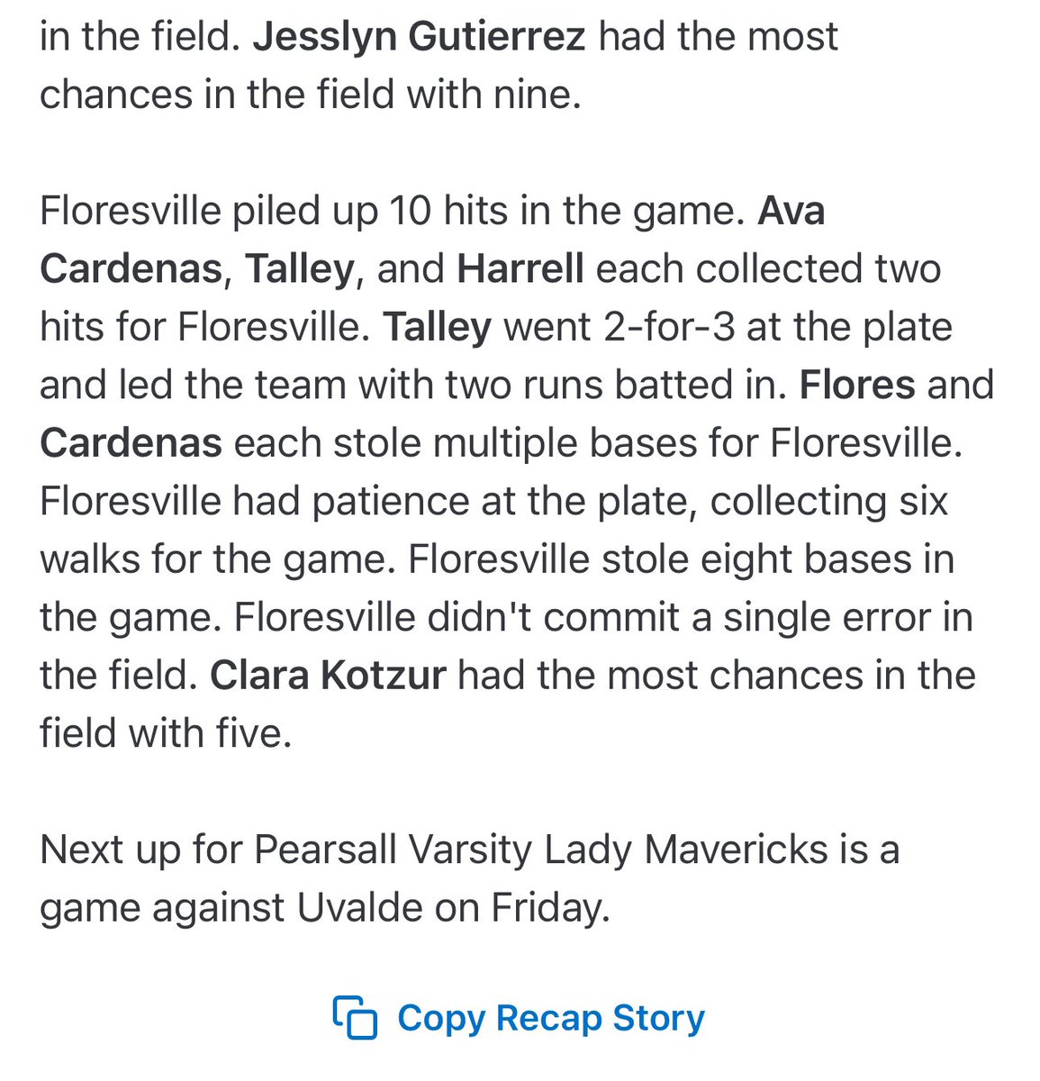 phsmavsoftball's tweet photo. Tough loss tonight but I’m super proud of the girls for fighting and never giving up. Shout out to the JV for winning 5-4. Great job girls and back to field to prepare for Fridays game. 💚🤍🤘🥎

#RefusetoSink https://t.co/ysOrp7yZZ2