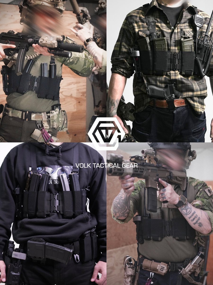 個人装備 VOLK TACTICAL GEAR Ez-Rig / VTG Edition VTG] Ez-Rig VTG edition [Chest Rig] - YouTube